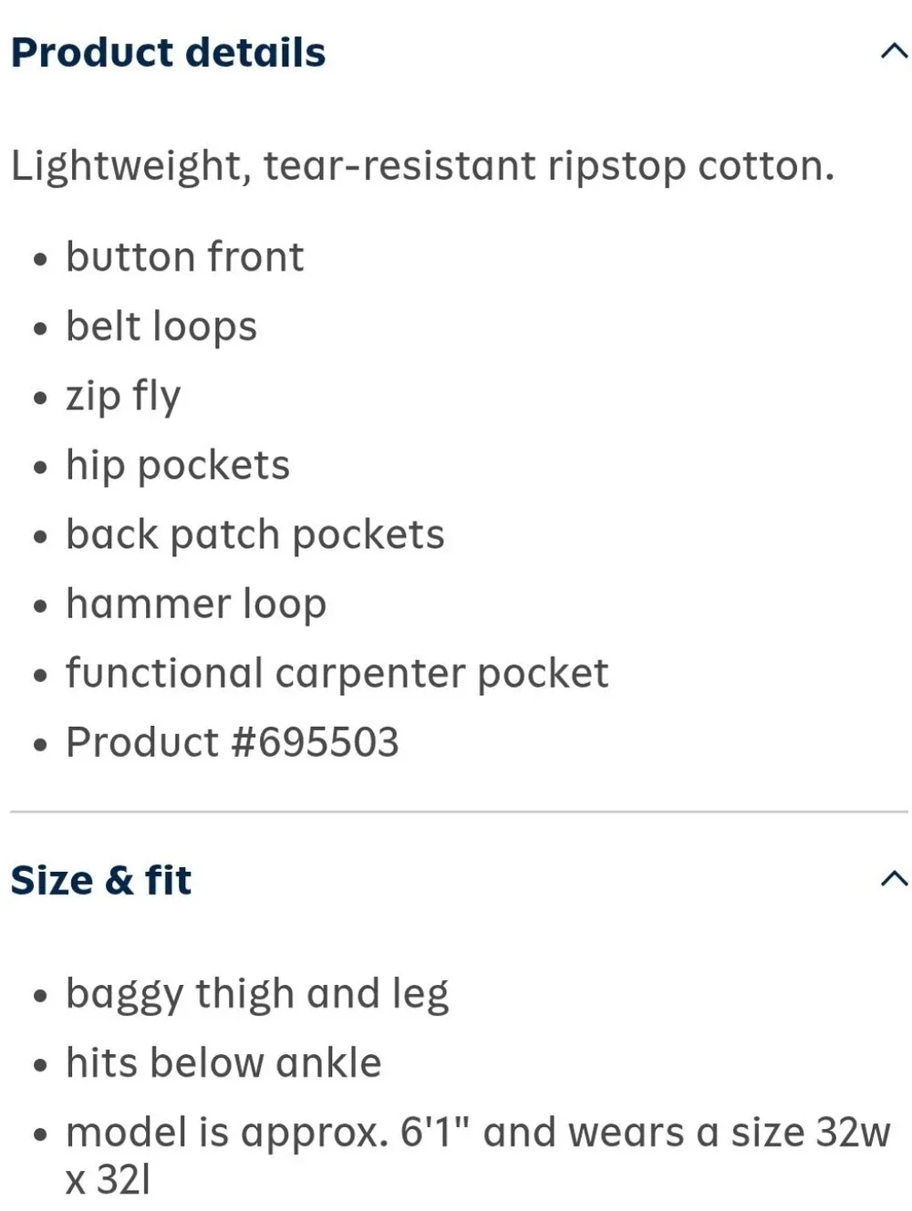 Old Navy #695503 Vintage Baggy Carpenter Pants Khaki NWT 40x34